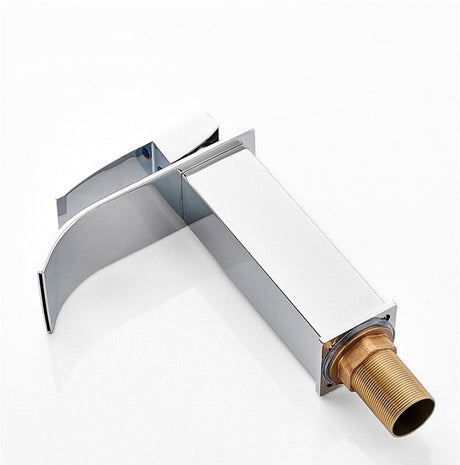 Waterfall Basin Faucet  Modern Chrome Single Handle Design - Product detail 4