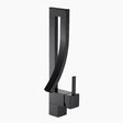 Modern Bathroom Faucet  Matte Black Square Design - Product showcase