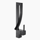 Modern Bathroom Faucet  Matte Black Square Design - Product showcase