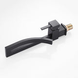 Modern Bathroom Faucet  Matte Black Square Design - Product example