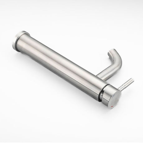 Modern Vessel Sink Faucet  Brushed Stainless Steel Design - Product example