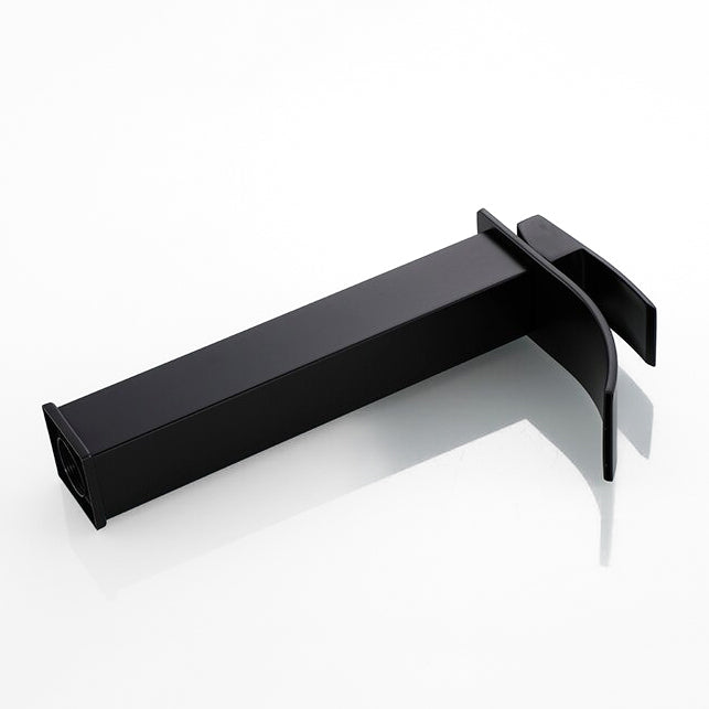 Modern Waterfall Faucet  Matte Black Vessel Sink Mixer - Product detail 5