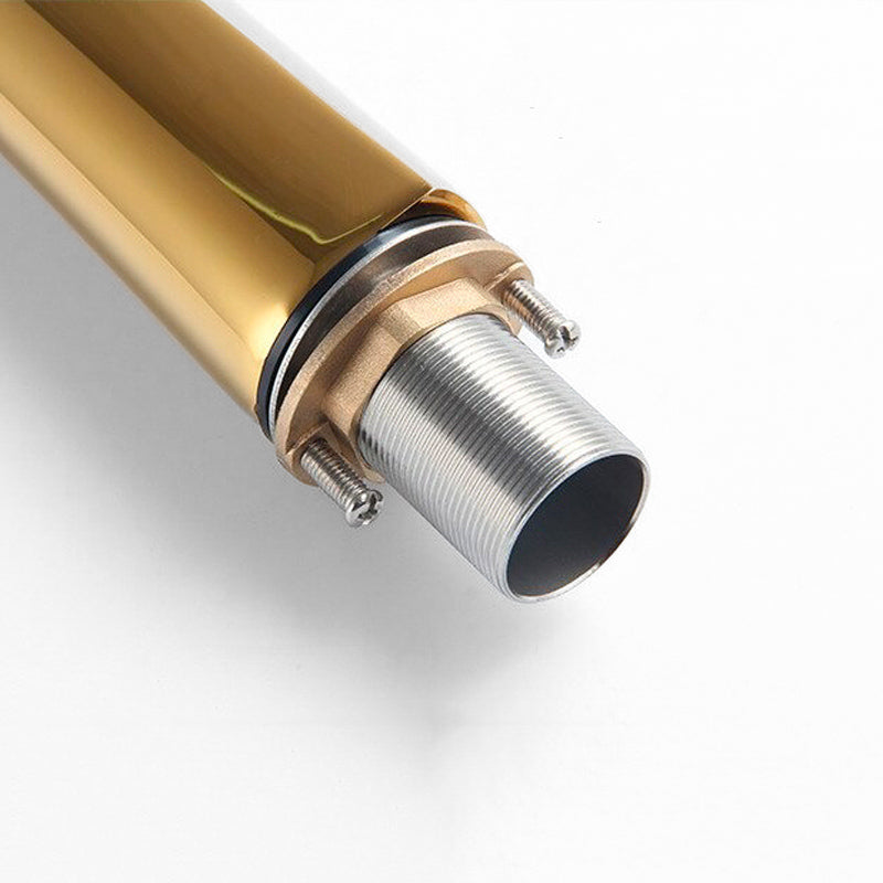 Luxury Bathroom Faucet  Gold Brass Vessel Mixer - Detailed view