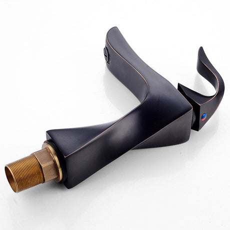 Modern Bathroom Faucet  Sculptural Oil-Rubbed Bronze Design - Product example