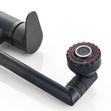 Modern Basin Faucet  360 Rotating Matte Black Design - Detailed view