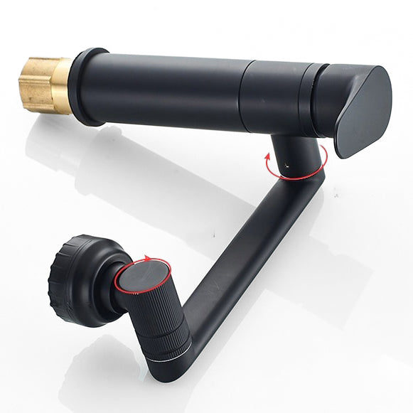 Modern Basin Faucet  360 Rotating Matte Black Design - Product example