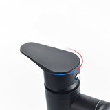 Modern Basin Faucet  360 Rotating Matte Black Design - Product detail 4