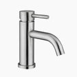 Modern Bathroom Faucet  Brushed Stainless Steel Single Handle - Product showcase