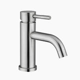 Modern Bathroom Faucet  Brushed Stainless Steel Single Handle - Product showcase