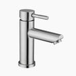 Modern Bathroom Faucet  Brushed Stainless Steel Single Handle - Product showcase