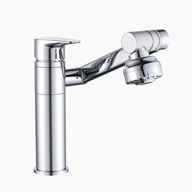 Modern Bathroom Faucet  360 Rotating Chrome Mixer Tap - Product showcase