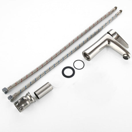 Modern Basin Mixer Tap  Chrome Plated Steel Design - Product example