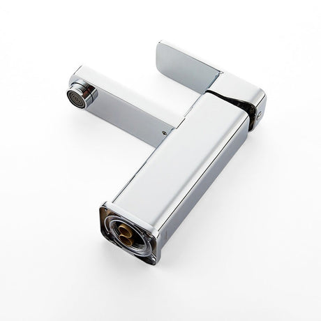 Modern Basin Mixer Tap  Square Chrome Design - Product detail 4