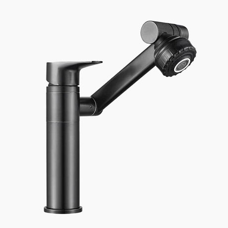 Modern Basin Faucet  360 Rotating Matte Black Design - Product showcase
