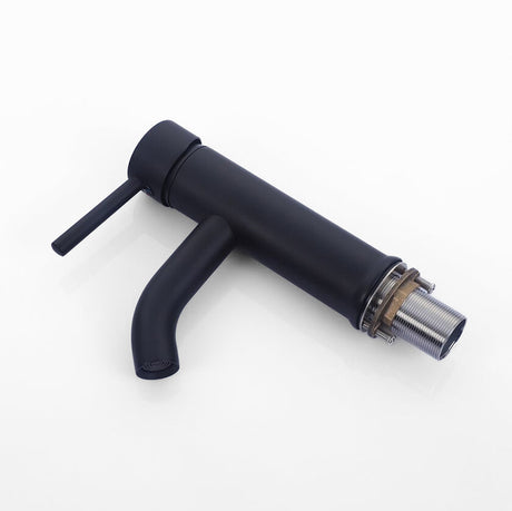 Modern Bathroom Faucet  Matte Black Single Handle Design - Product detail 5