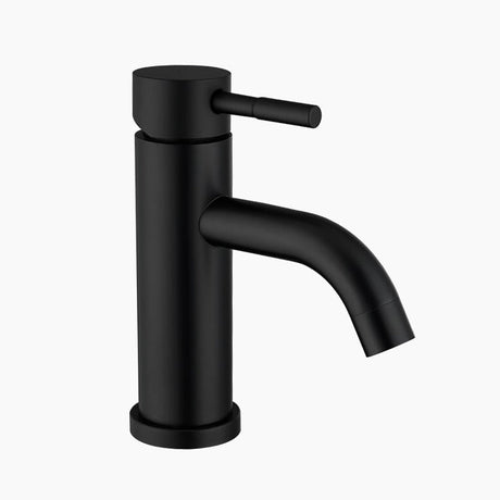 Modern Bathroom Faucet  Matte Black Single Handle Design - Product showcase