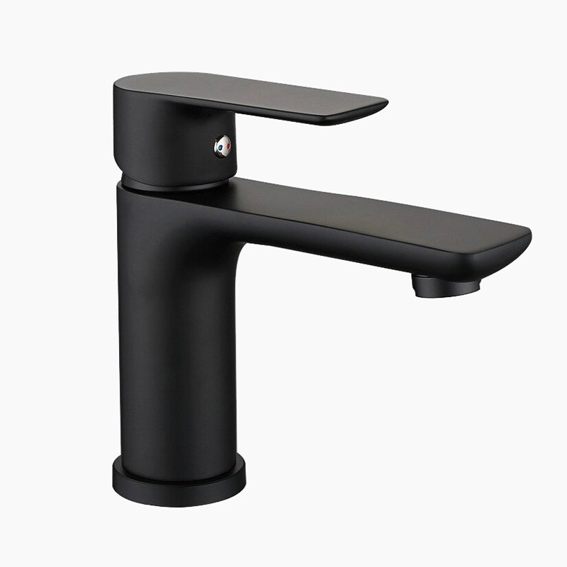 Modern Bathroom Faucet  Matte Black Single Handle Design - Product showcase