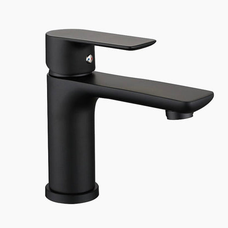 Modern Bathroom Faucet  Matte Black Single Handle Design - Product showcase