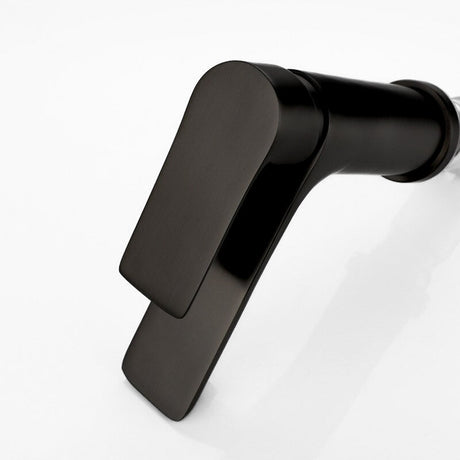 Modern Bathroom Faucet  Matte Black Single Handle Design - Product detail 4