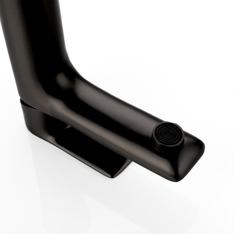 Modern Bathroom Faucet  Matte Black Single Handle Design - Product example