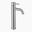 Modern Vessel Sink Faucet  Brushed Stainless Steel Design - Product showcase