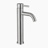 Modern Vessel Sink Faucet  Brushed Stainless Steel Design - Product showcase