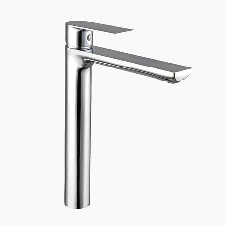 Modern Bathroom Faucet  Chrome Tall Basin Mixer - Product showcase