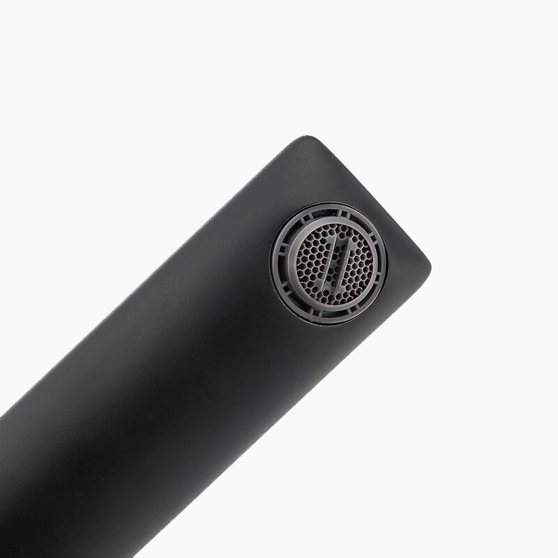 Modern Bathroom Faucet  Matte Black Vessel Mixer - Detailed view