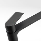 Modern Bathroom Faucet  Matte Black Vessel Mixer - Product detail 4