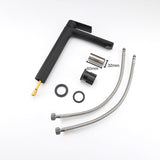 Modern Bathroom Faucet  Matte Black Vessel Mixer - Product example