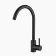 Modern Basin Mixer Tap  Matte Black High Arc Design - Product showcase