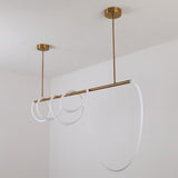 Modern LED Pendant Light  Curved Silicone Rope Design - Product detail 6