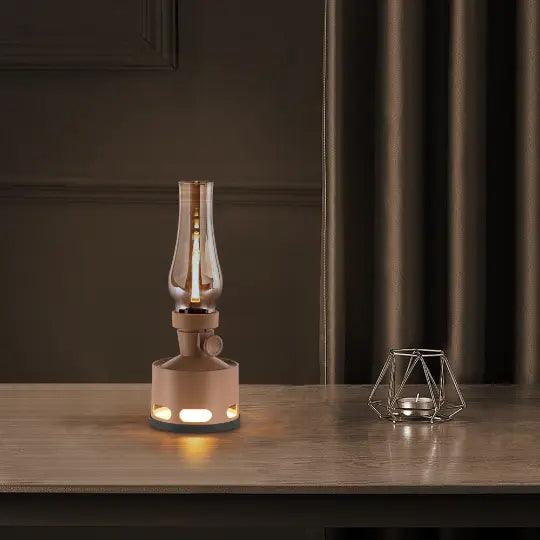Vintage LED Lantern  Rechargeable Glass Ambient Light - Product detail 18
