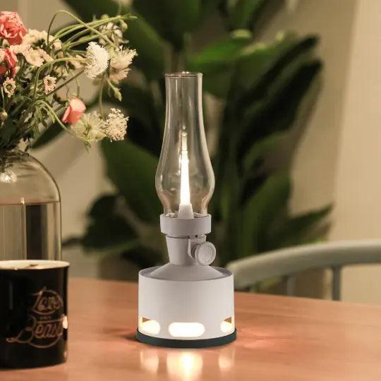 Vintage LED Lantern  Rechargeable Glass Ambient Light - Product detail 25