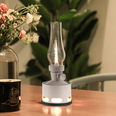 Vintage LED Lantern  Glass  Aluminum Nostalgic Design - Product detail 26