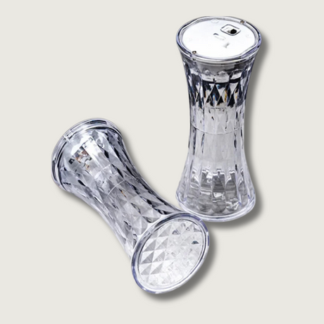 Crystal LED Reading Lamp  Diamond-Cut Clear Design - Product showcase
