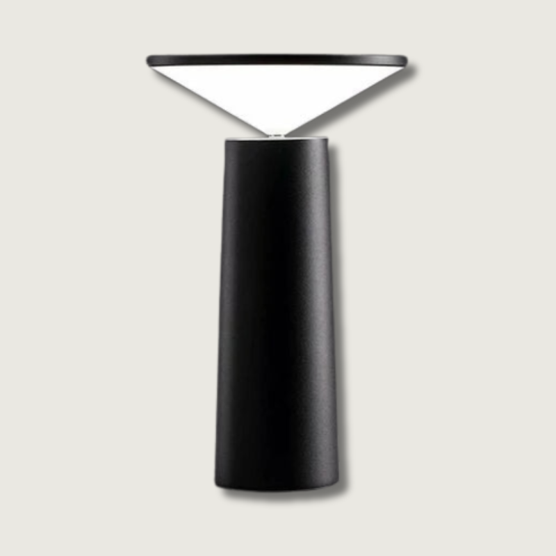 Modern LED Table Lamp  Swivel Head Black Metal Design - Product showcase