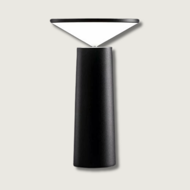 Modern LED Table Lamp  Swivel Head Black Metal Design - Product showcase