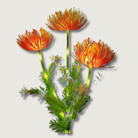 Solar Garden Light  Vibrant Flower LED Design - Product showcase