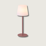 Wireless LED Table Lamp  Modern Pink Metal Design - Product showcase