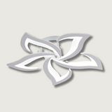 Modern LED Ceiling Light  Floral Petal Design with Remote Control - Product showcase