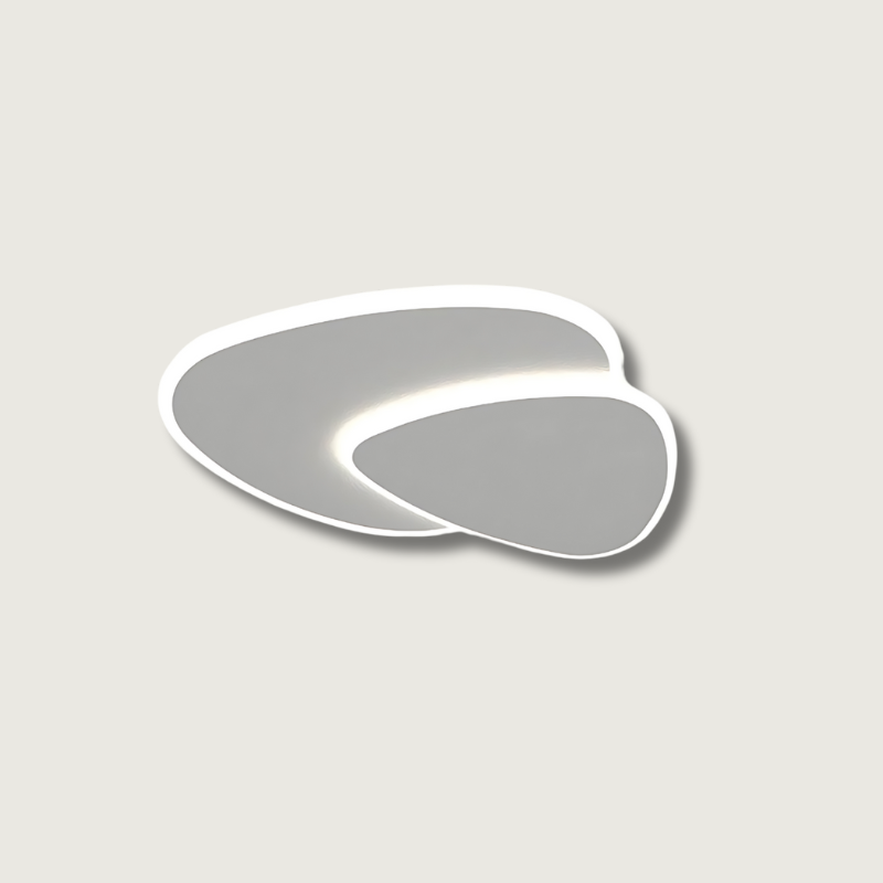 Modern Ceiling Light  Dual Pebble LED Design - Product showcase