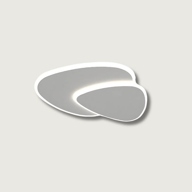 Modern Ceiling Light  Dual Pebble LED Design - Product showcase