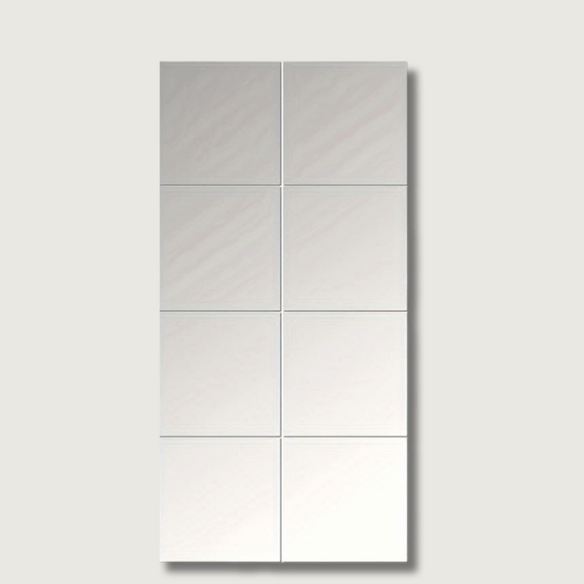 Modern Mirror Tiles  Self-Adhesive Acrylic Square Set - Product showcase