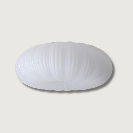 Modern Ceiling Light  Oval Ribbed Design With Smart Dimming - Product showcase