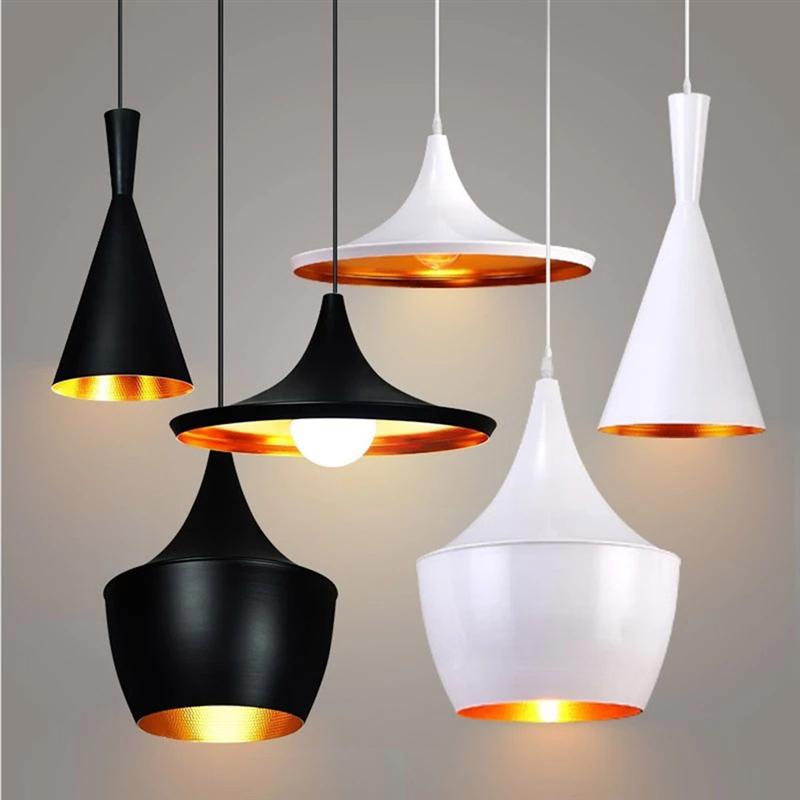 Modern Pendant Light  White Aluminum Cone Design - Product detail 6