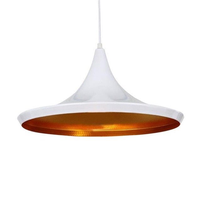 Modern Pendant Light  White Aluminum Cone Design - Product detail 9