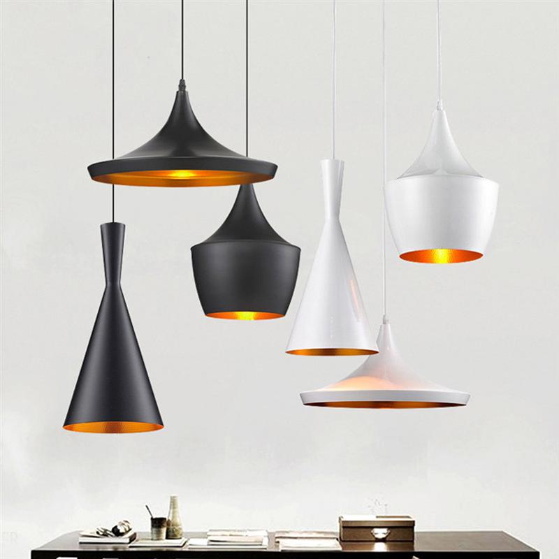 Modern Pendant Light  White Aluminum Cone Design - Product detail 5
