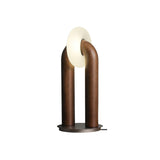 Modern Touch LED Table Lamp  Wood Curved Design - Product detail 10