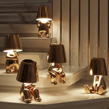 Modern Table Lamp  Metallic High Heel Design - Detailed view